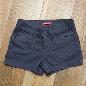 UNIONBAY Women's Black Stretch Jean Shorts